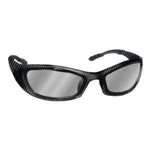   Protection Sunglasses BLACK CARBON FIBER FRAME / MIRRORED LENSES