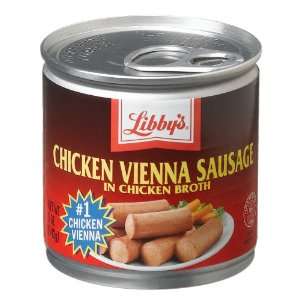 Libbys Chicken Vienna Sausage in Chicken Broth 5 oz:  