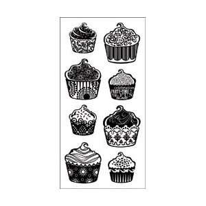   Stamps 4X8 Sheet   Cupcake by Inkadinkado: Arts, Crafts & Sewing