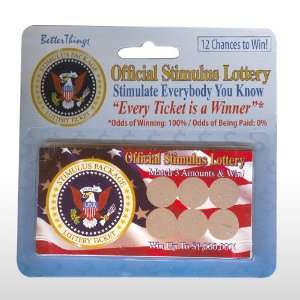  Official Stimulas Lottery Tickets: Toys & Games