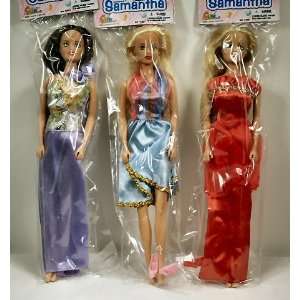  Evening Dress Samantha Doll 3 Piece Set: Toys & Games