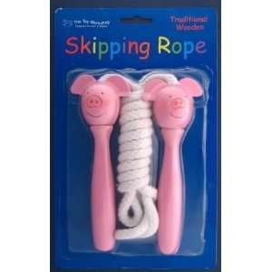    Wooden Pig Skipping Jump Rope by The Toy Workshop Toys & Games
