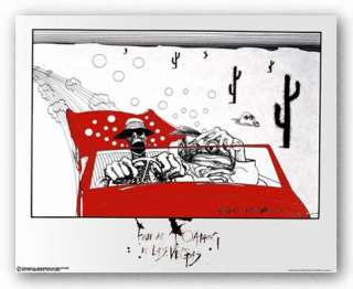 POSTER Fear and Loathing in Las Vegas Ralph Steadman  