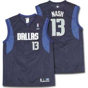  Steve Nash Navy Reebok NBA Replica Dallas Mavericks Jersey 