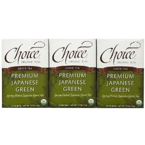 Choice Tea Premium Japanese Green Tea: Grocery & Gourmet Food