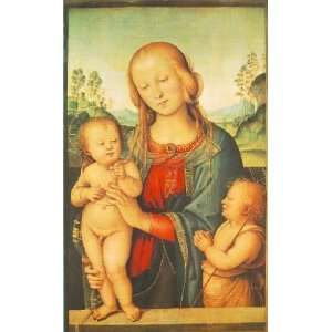   Madonna with Child and Little St John 2, by Perugino