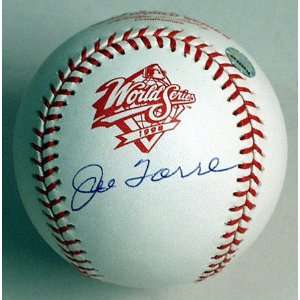 Joe Torre 1998 World Series Autographed Baseball  Sports 