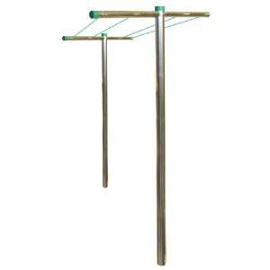   T222 Two galvanized steel T Post w/ Hardware & Rope