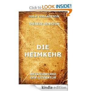 Die Heimkehr (Kommentierte Gold Collection) (German Edition) Therese 