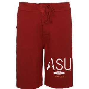  Arizona State Sun Devils Maroon Fleece Shorts