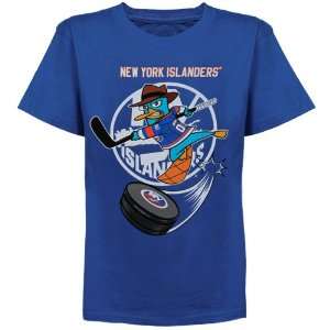   Phineas & Ferb Agent P T Shirt   Royal Blue: Sports & Outdoors
