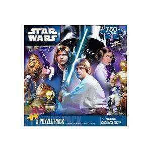  Star Wars 5 Puzzle Pack Super 3D: Toys & Games
