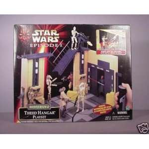  Star Wars Episode 1 Theed Hangar Playset (Motorized): Toys 