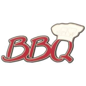  BBQ with chef hat Laser Die Cut: Arts, Crafts & Sewing