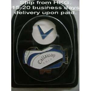  Callaway Cap Clip & Ball Marker   Blue, Red, Pink or 