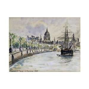  Camille Pissarro   London, St.pauls Cathedral Giclee 
