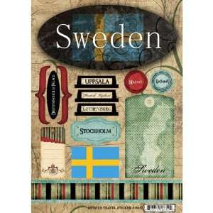  Scrapbook Customs   World Collection   Sweden   Cardstock 