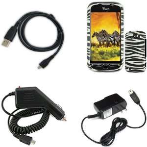   Car Charger + USB Data Charge Sync Cable for HTC My Touch 4G Slide