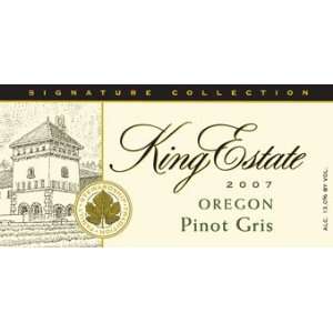  2010 King Estate Signature Pinot Gris 750ml Grocery 