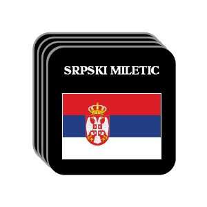  Serbia   SRPSKI MILETIC Set of 4 Mini Mousepad Coasters 