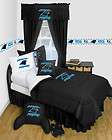 Carolina Panthers NFL Twin Comforter 5 Piece Bed Set  