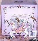   roses ornament carousel horse nib from classic carousels collection