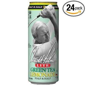 Arizona Arnold Palmer Half and Half Green Tea, 23 Ounce (Pack of 24 