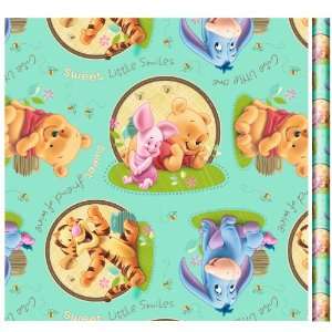   Party By Hallmark Disney Baby Pooh Jumbo Gift Wrap: Everything Else