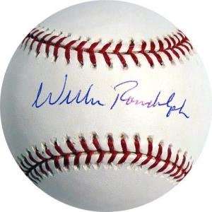  Willie Randolph Hand signed Baseball