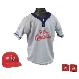  St. Louis Cardinals Baseball Kids Helmet and Jersey Set 