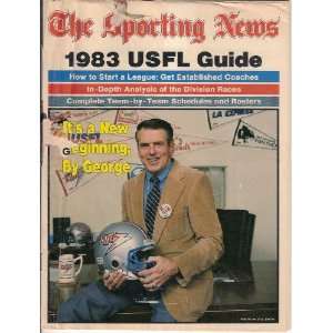 The Sporting News 1983 USFL Football Preview Insert Section (George 