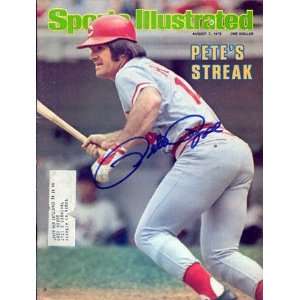    Pete Rose Autographed Sports Illustrated Cover: Sports & Outdoors