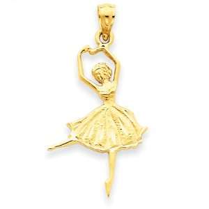  14k Dancing Ballerina Pendant Jewelry