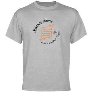  Spokane Shock Ash Circle Script T shirt
