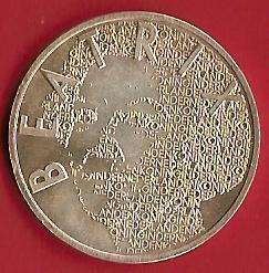 VINCENT VAN GOGH 5 euro Netherlands 2003 SILVER COIN  