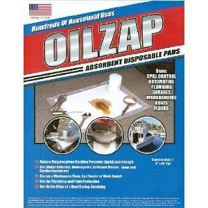  Oilzap Absorbent Disposable 17x24 Pad Made in USA Oil Zap Oil Spill 