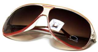 DG Eyewear Fashion Aviator Designer Sunglasses Women or Men Clear 