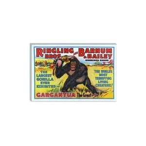  Ringling Bros & Barnum Bailey Gargantua Gorilla Vintage 