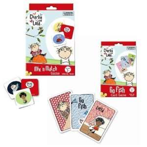 : Charlie and Lola: Mixn Match Game & Go Fish Cards (Set of 2 Games 