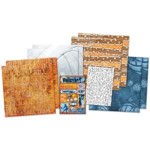 Scrapbook Page Kit 12X12 With 8 Papers & 2 Stick 