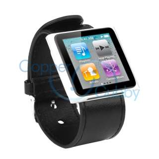 Black Watch Band Wrist Strap Accessory For Apple iPod Nano 6 6G 6th 