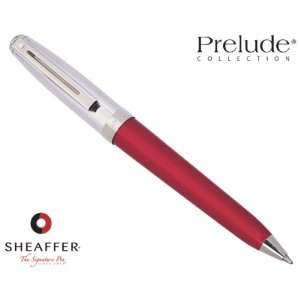  Sheaffer Prelude Translucent Red / Chased Palladium Plate 