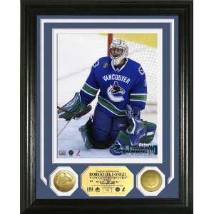  Roberto Luongo Photo Mint W/ Two 24KT GOLD COINS Sports 