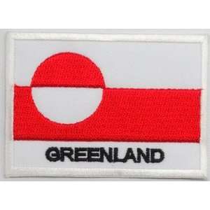 SALE CHEAP 2.3 x 3.2 Greenland Flag Backpack Clothing Jacket Shirt 