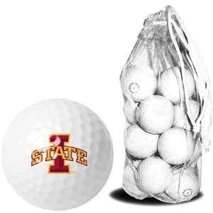   State Cyclones ISU NCAA Clear Pack 15 Golf Balls