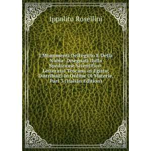   Ordine Di Materie, Part 3 (Italian Edition) Ippolito Rosellini Books