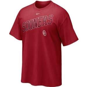  Nike Oklahoma Sooners Crimson Off Campus T shirt Sports 