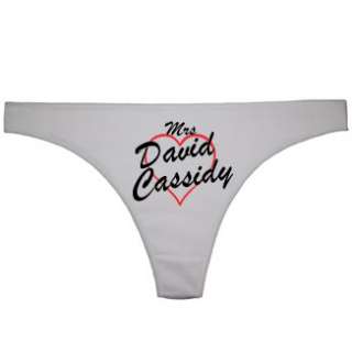 Mrs Chad Kroeger Thong or Briefs   Print Any Name  