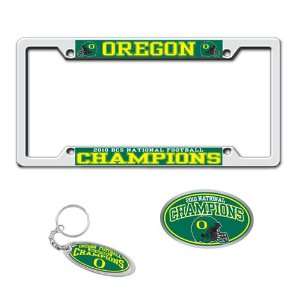 NCAA Oregon Ducks 2010 BCS National Champions License Plate Frame 