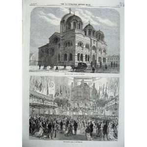  Mayor Ball Nottingham 1870 Greek Church Liverpool Art 